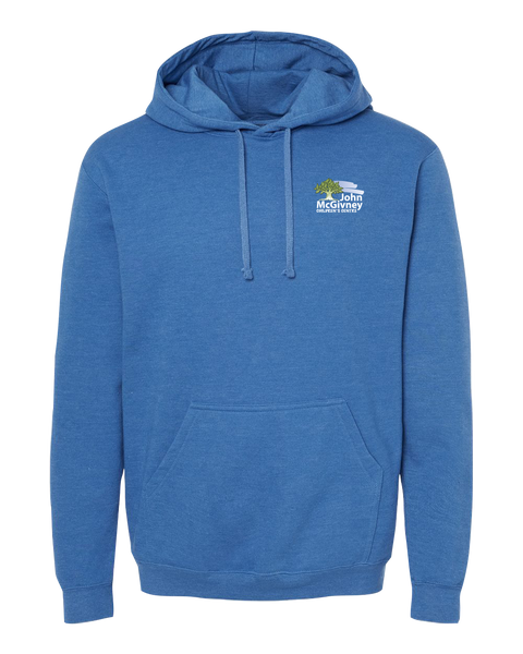 John McGivney Adult Pullover Hoodie with Printed Logo
