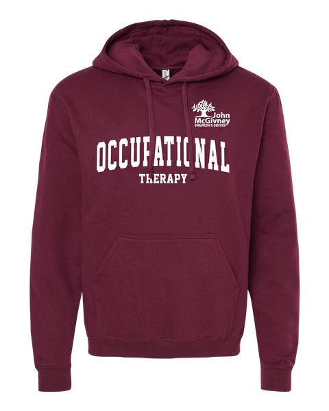 "Occupational Therapy" John McGivney Adult Pullover Hoodie with Printed Logo