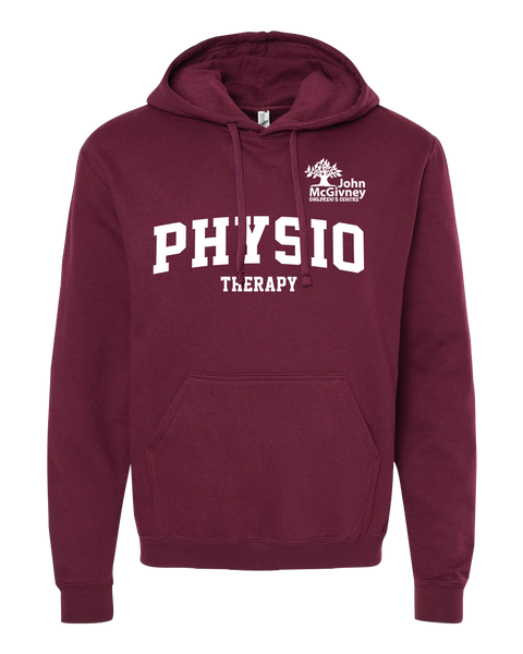 "Physio Therapy" John McGivney Adult Pullover Hoodie with Printed Logo