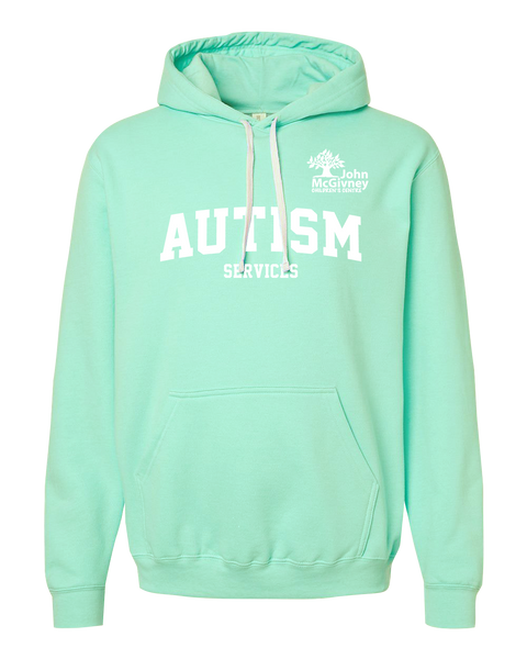 "Autism Services" John McGivney Adult Pullover Hoodie with Printed Logo