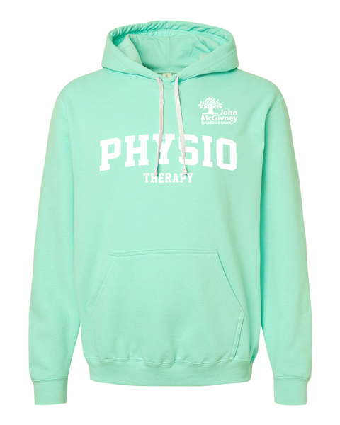 "Physio Therapy" John McGivney Adult Pullover Hoodie with Printed Logo