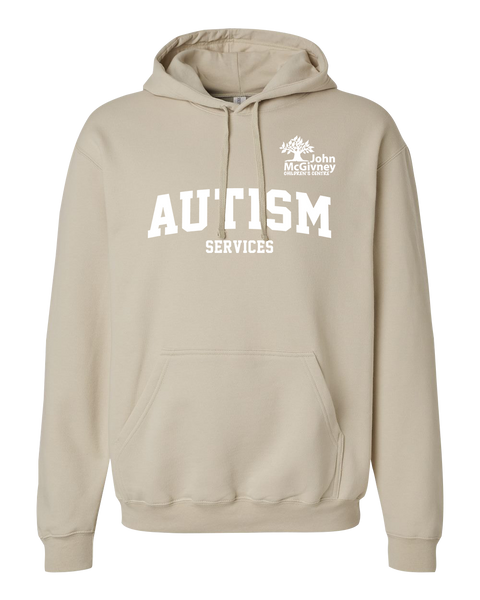 "Autism Services" John McGivney Adult Pullover Hoodie with Printed Logo