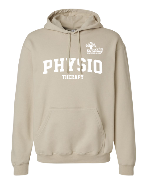 "Physio Therapy" John McGivney Adult Pullover Hoodie with Printed Logo