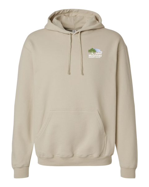 John McGivney Adult Pullover Hoodie with Printed Logo