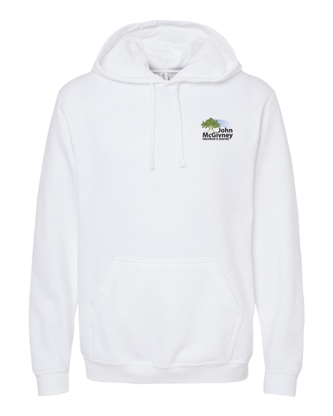 John McGivney Adult Pullover Hoodie with Printed Logo