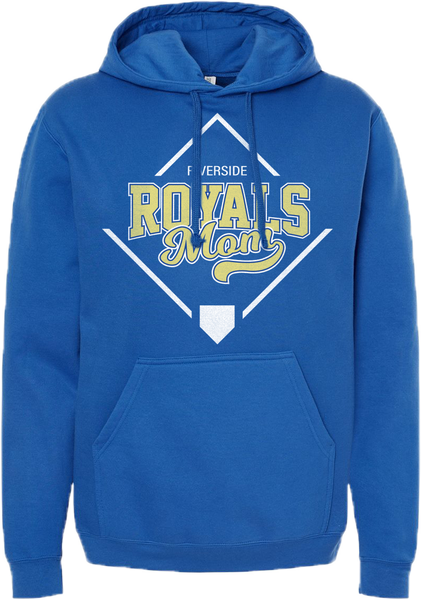"Royals Mom" Adult Pullover Hoodie with Printed Logo