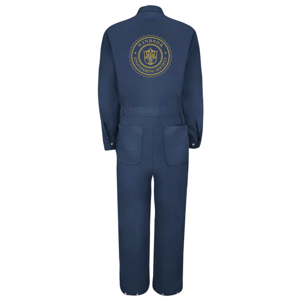 Windsor Engineering Society Cotton Coveralls with Embroidered Logo