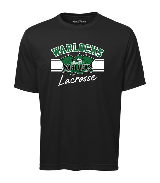 Warlocks Lacrosse Adult Dri-Fit T-Shirt with Printed Logo