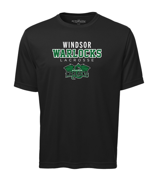 Windsor Warlocks Lacrosse Adult Dri-Fit T-Shirt with Printed Logo