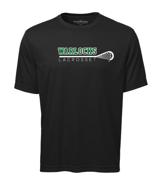 Warlocks Lacrosse Stick Adult Dri-Fit T-Shirt with Printed Logo