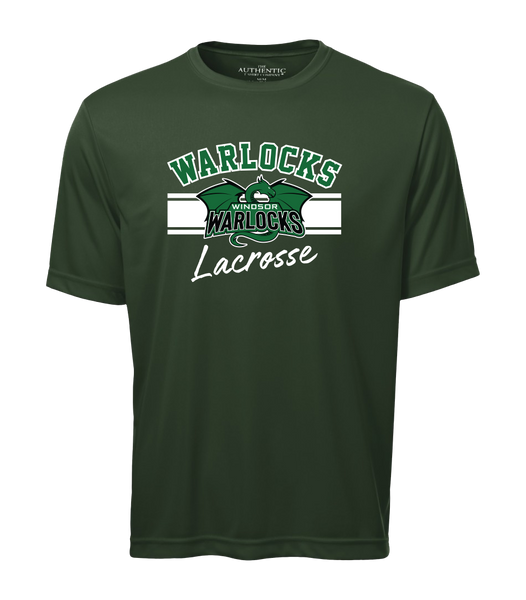 Warlocks Lacrosse Adult Dri-Fit T-Shirt with Printed Logo