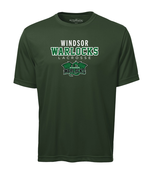 Windsor Warlocks Lacrosse Adult Dri-Fit T-Shirt with Printed Logo