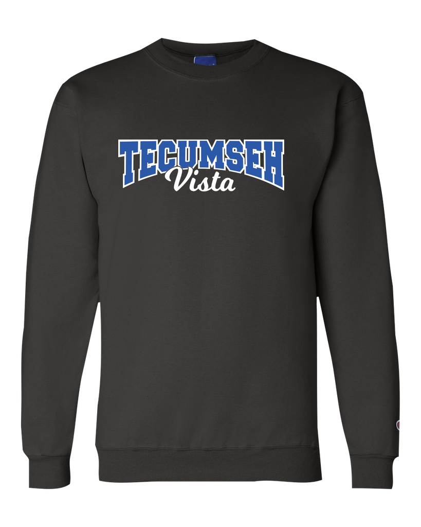 Tecumseh Vista Adult Champion® Crewneck Sweatshirt with Printed Logo