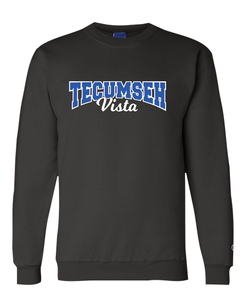 Tecumseh Vista Adult Champion® Crewneck Sweatshirt with Printed Logo
