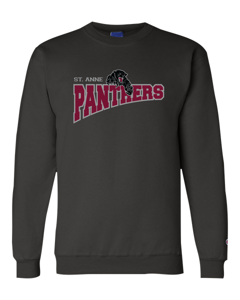St. Anne Panthers Adult Champion® Crewneck Sweatshirt with Printed Logo