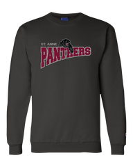 St. Anne Panthers Adult Champion® Crewneck Sweatshirt with Printed Logo