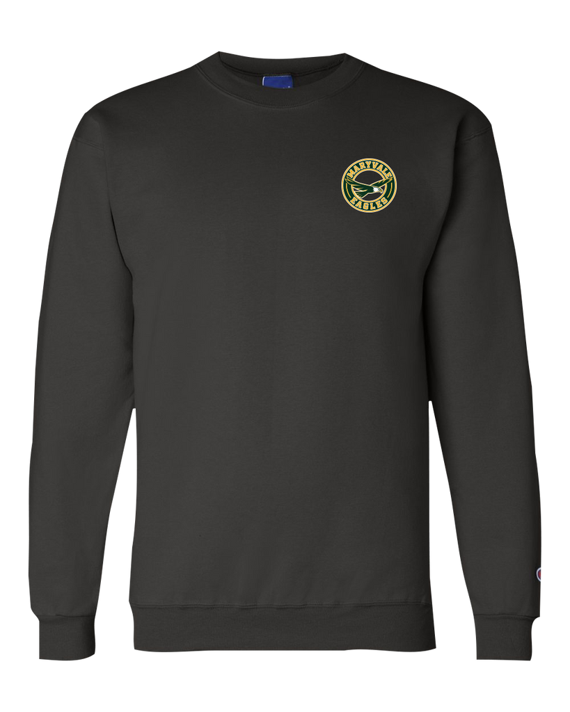 Maryvale Eagles Adult Champion® Crewneck Sweatshirt with Printed Left Chest Logo