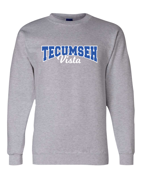 Tecumseh Vista Adult Champion® Crewneck Sweatshirt with Printed Logo