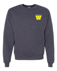 Wolverines Adult Champion Adult Powerblend® Crewneck Sweatshirt with Embroidered Logo