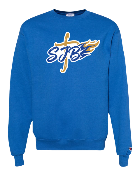 St. John the Baptist Adult Champion® Crewneck Sweatshirt with Printed Logo