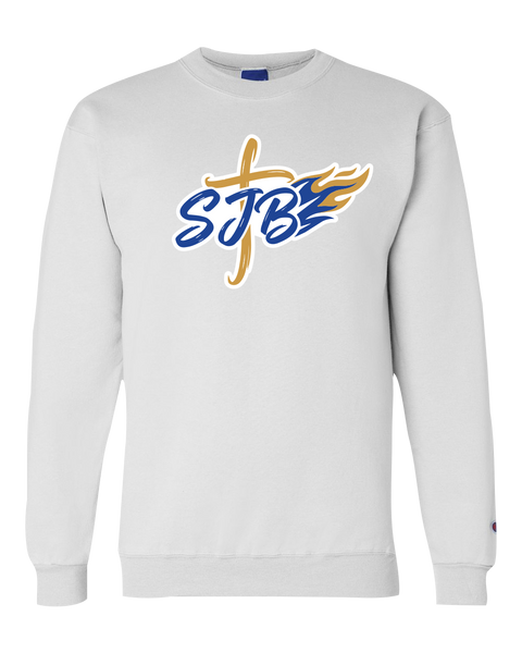 St. John the Baptist Adult Champion® Crewneck Sweatshirt with Printed Logo