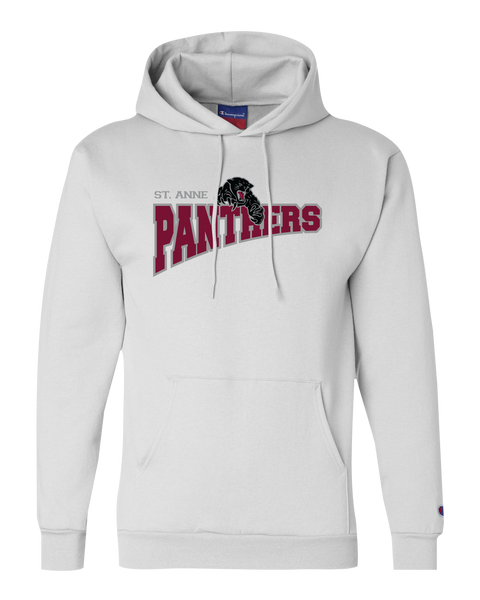 St. Anne Panthers Adult Champion® Hooded Sweatshirt with Printed Logo