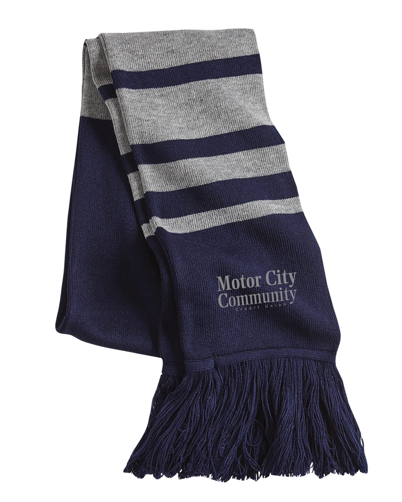 Motor City Community Credit Union Scarf with Embroidered Logo