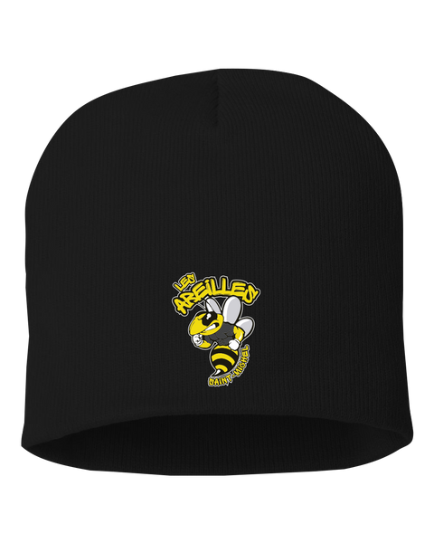 Les Abeilles Saint-Michel Adult Knit Skull Cap with Embroidered Logo