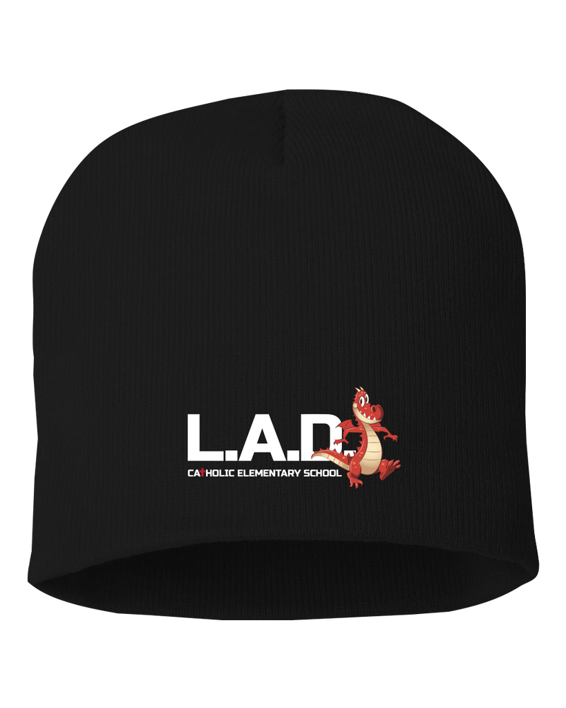 LAD Knit Skull Cap with Embroidered Logo