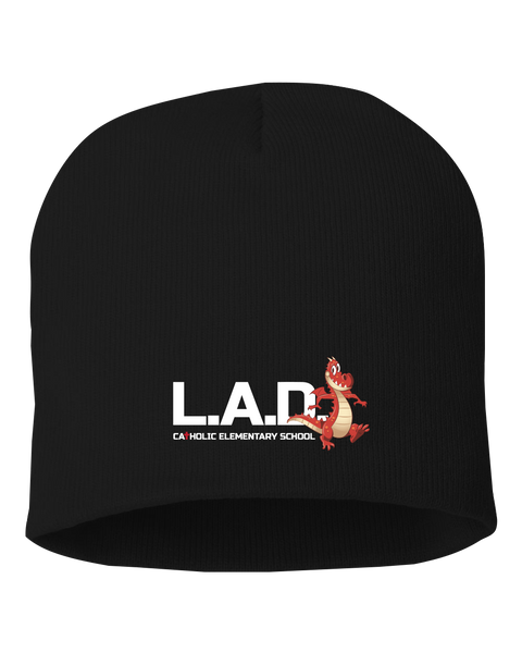 LAD Knit Skull Cap with Embroidered Logo