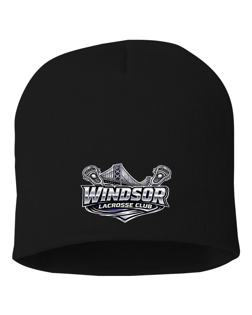 Windsor Lacrosse Club Adult Knit Skull Cap with Embroidered Logo
