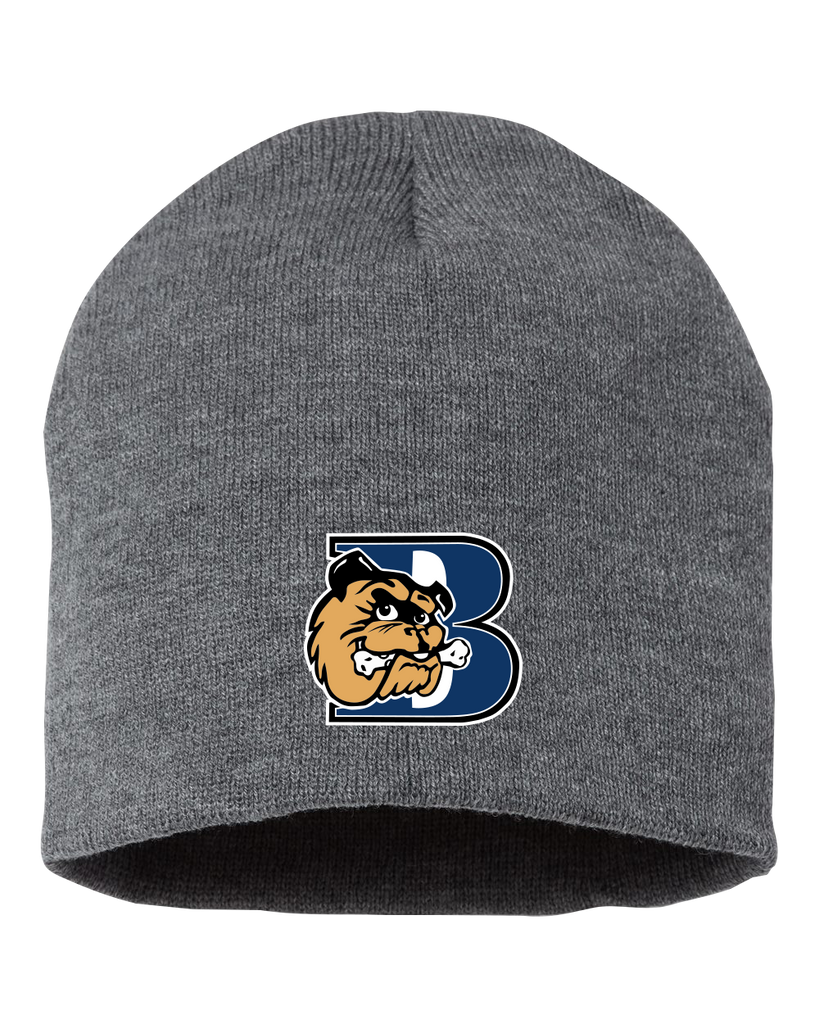 General Brock 'B' Adult Knit Skull Cap with Embroidered Logo