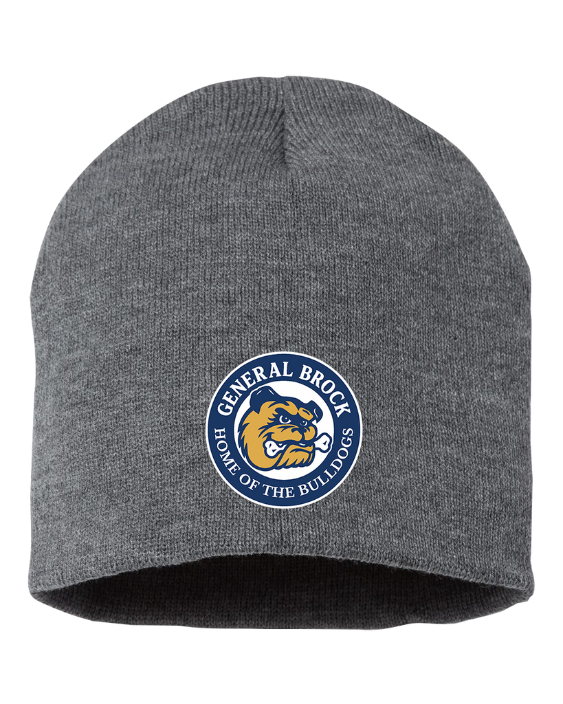 General Brock Adult Knit Skull Cap with Embroidered Logo