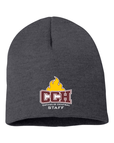 Catholic Central Adult Knit Skull Cap with Embroidered Logo