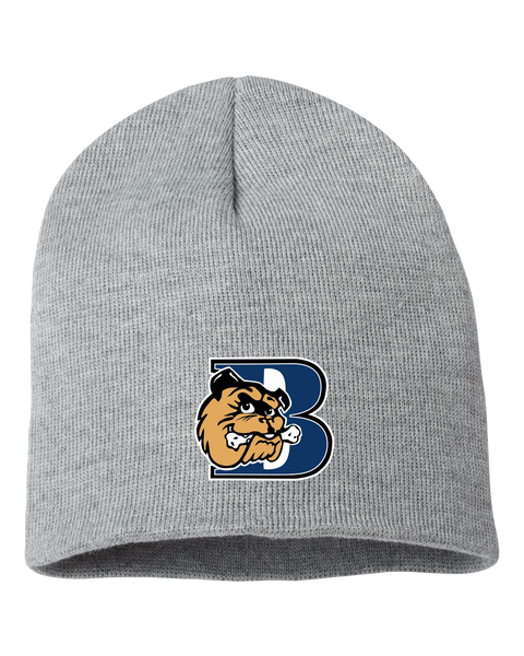 General Brock 'B' Adult Knit Skull Cap with Embroidered Logo