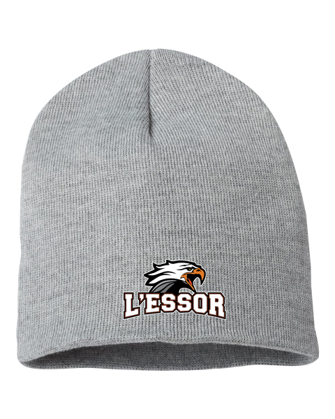 L'Essor Adult Knit Skull Cap with Embroidered Logo