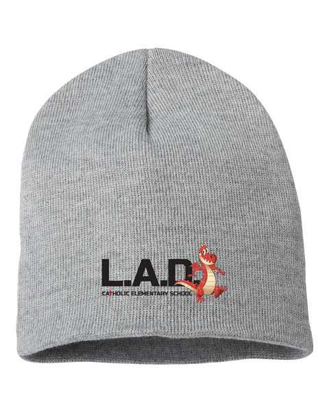 LAD Knit Skull Cap with Embroidered Logo
