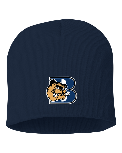 General Brock 'B' Adult Knit Skull Cap with Embroidered Logo