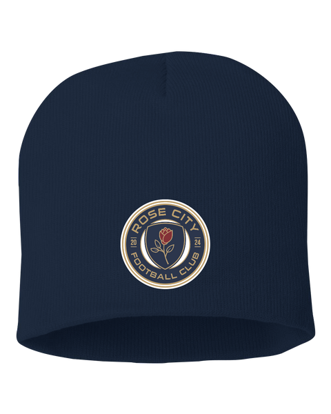 Rose City Football Club Adult Knit Skull Cap with Embroidered Logo