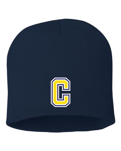 Central Baseball Adult Knit Skull Cap with Embroidered Logo