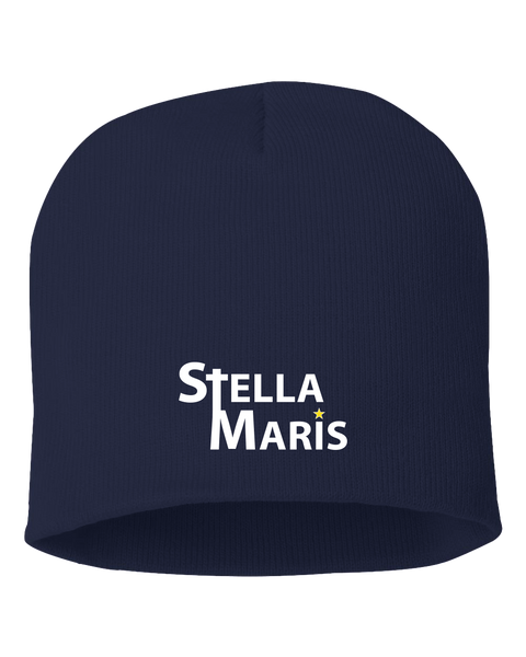 Stella Maris Adult Knit Beanie with Embroidered Logo