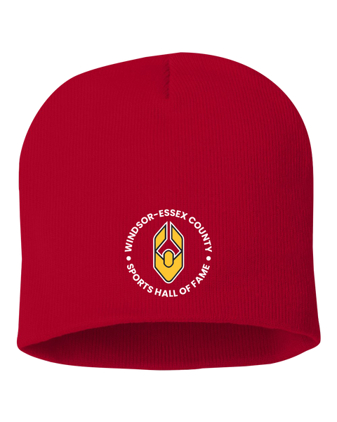 Windsor Essex County Sports Hall of Fame Adult Knit Skull Cap with Embroidered Logo