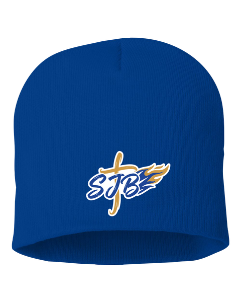 St. John the Baptist Adult Knit Skull Cap with Embroidered Logo