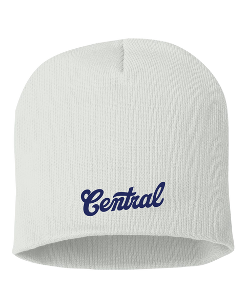Central Adult Knit Skull Cap with Embroidered Logo