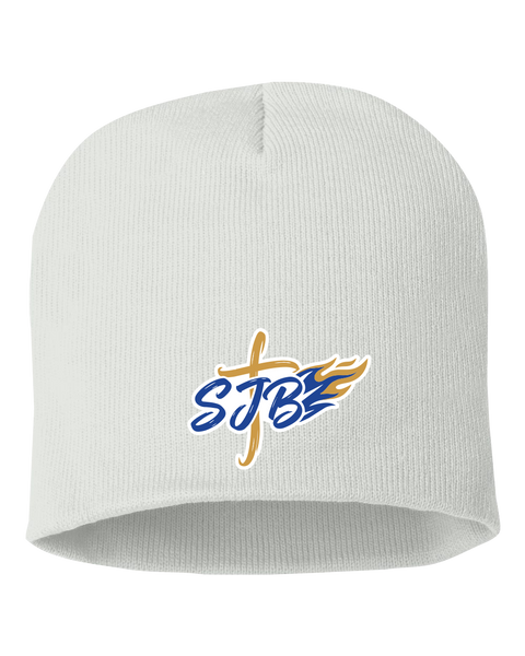 St. John the Baptist Adult Knit Skull Cap with Embroidered Logo