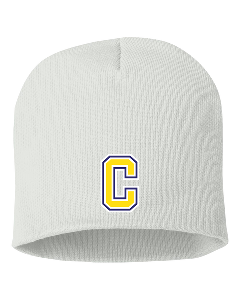 Central Baseball Adult Knit Skull Cap with Embroidered Logo