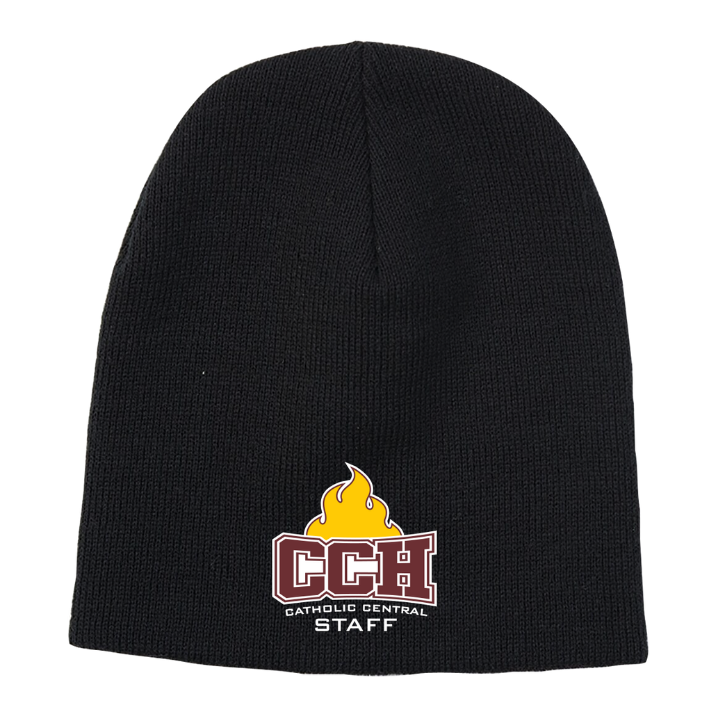 Catholic Central Adult Knit Skull Cap with Embroidered Logo