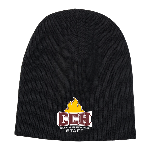 Catholic Central Adult Knit Skull Cap with Embroidered Logo