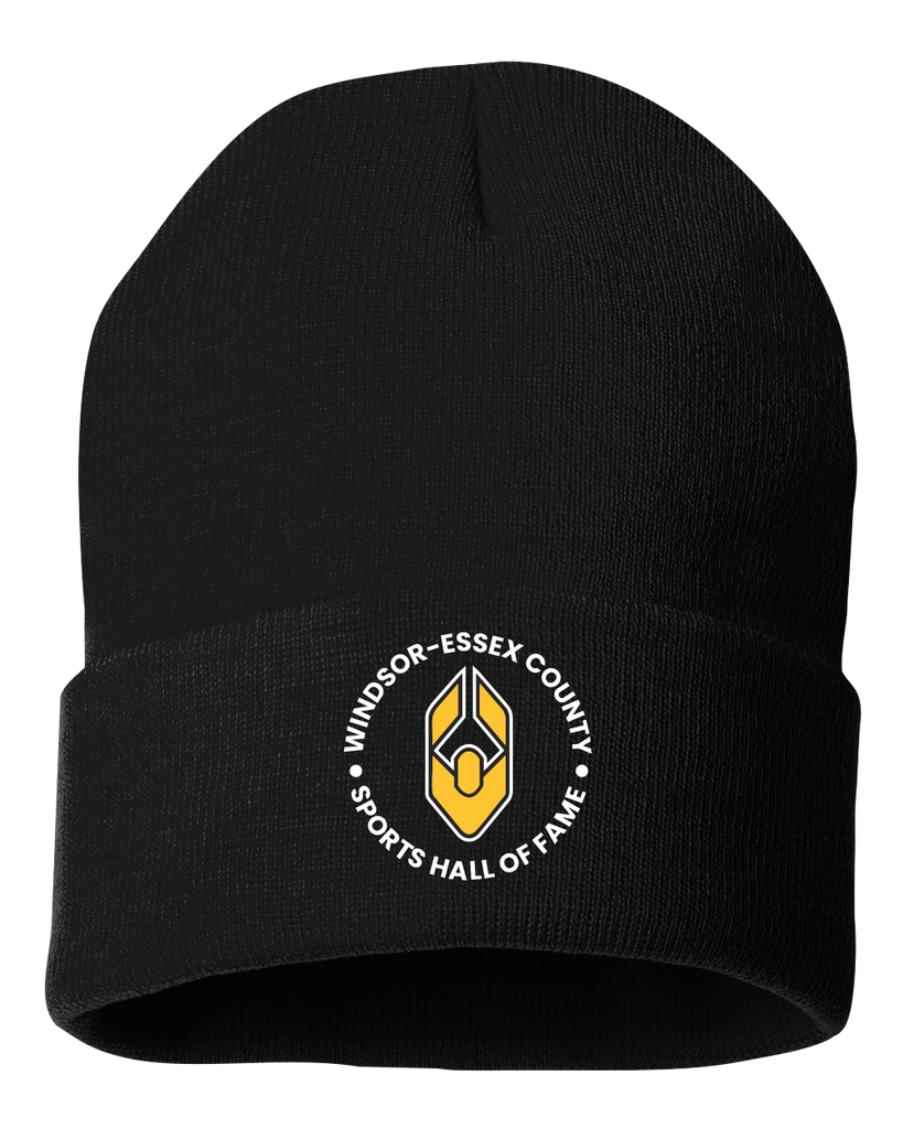 Windsor Essex County Sports Hall of Fame Solid Cuffed Beanie with Embroidered Logo
