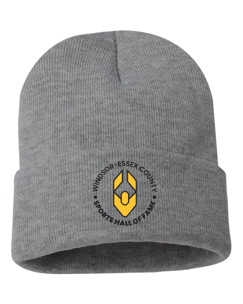 Windsor Essex County Sports Hall of Fame Solid Cuffed Beanie with Embroidered Logo